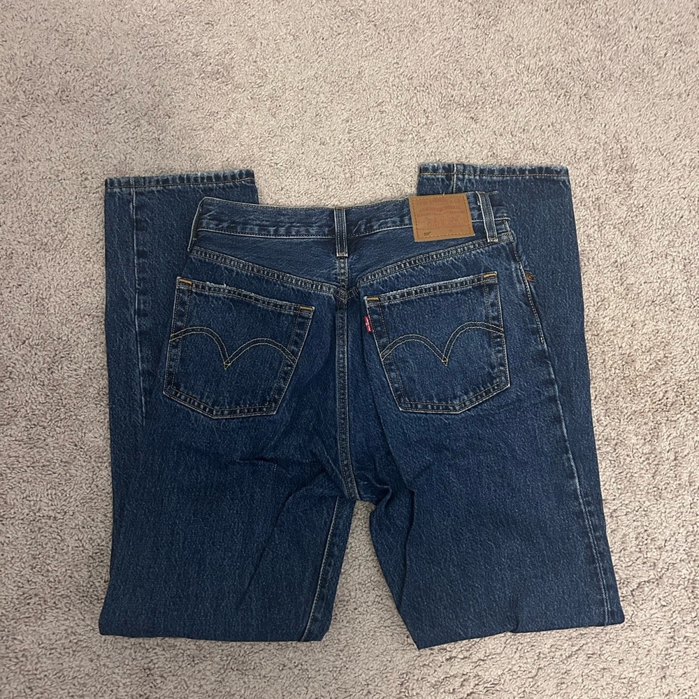 501 Levi's Premium Women’s Straight Jeans - Indigo Blue